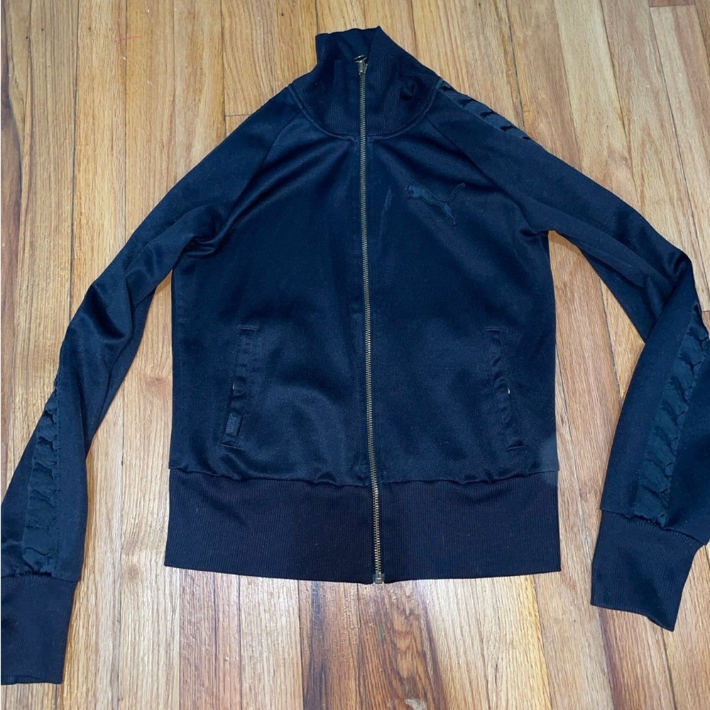 Puma women’s black tracksuit jacket